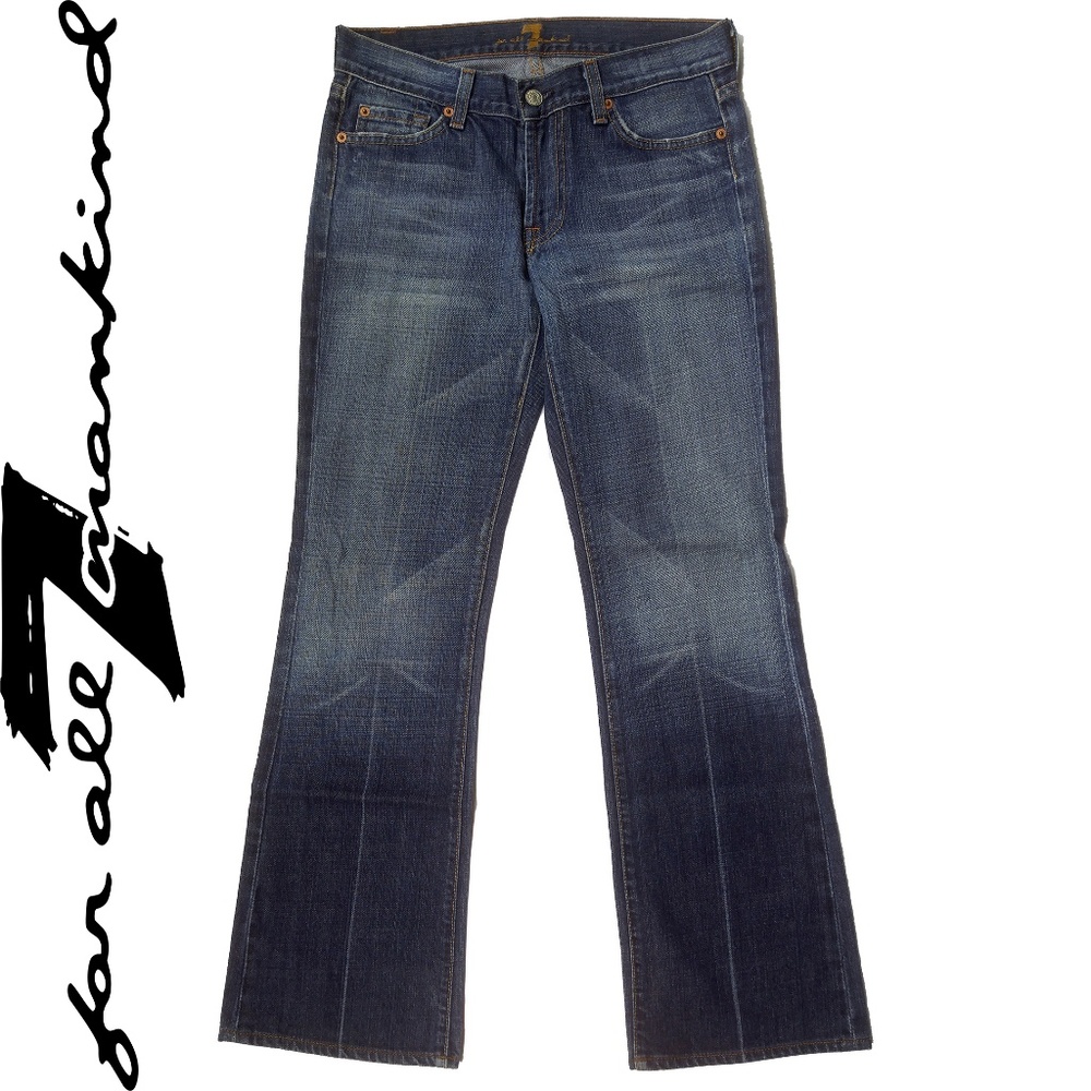 7 For all Mankind Womens Bootcut Jeans Size 27